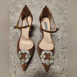SJP Brown Suede Pumps Sz 40.5